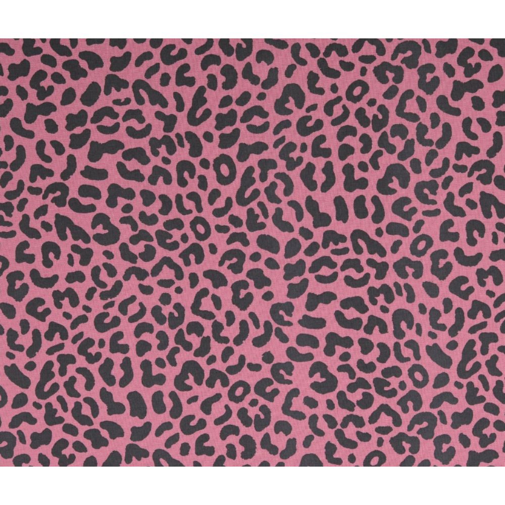 Trikotaaž - loomamuster, tume vanaroosa