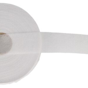 Liimipael - 40 mm, diagonaalis läbiõmmeldud, valge