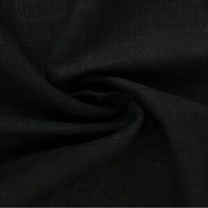 Linane kangas viskoosiga, must