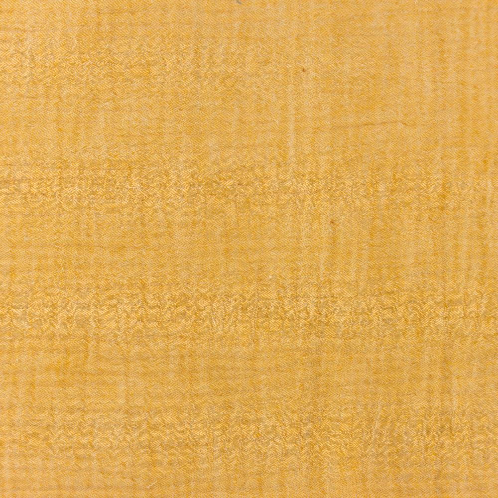 Musliin - 2-kihiline, meleeritud, kollane, mahepuuvill