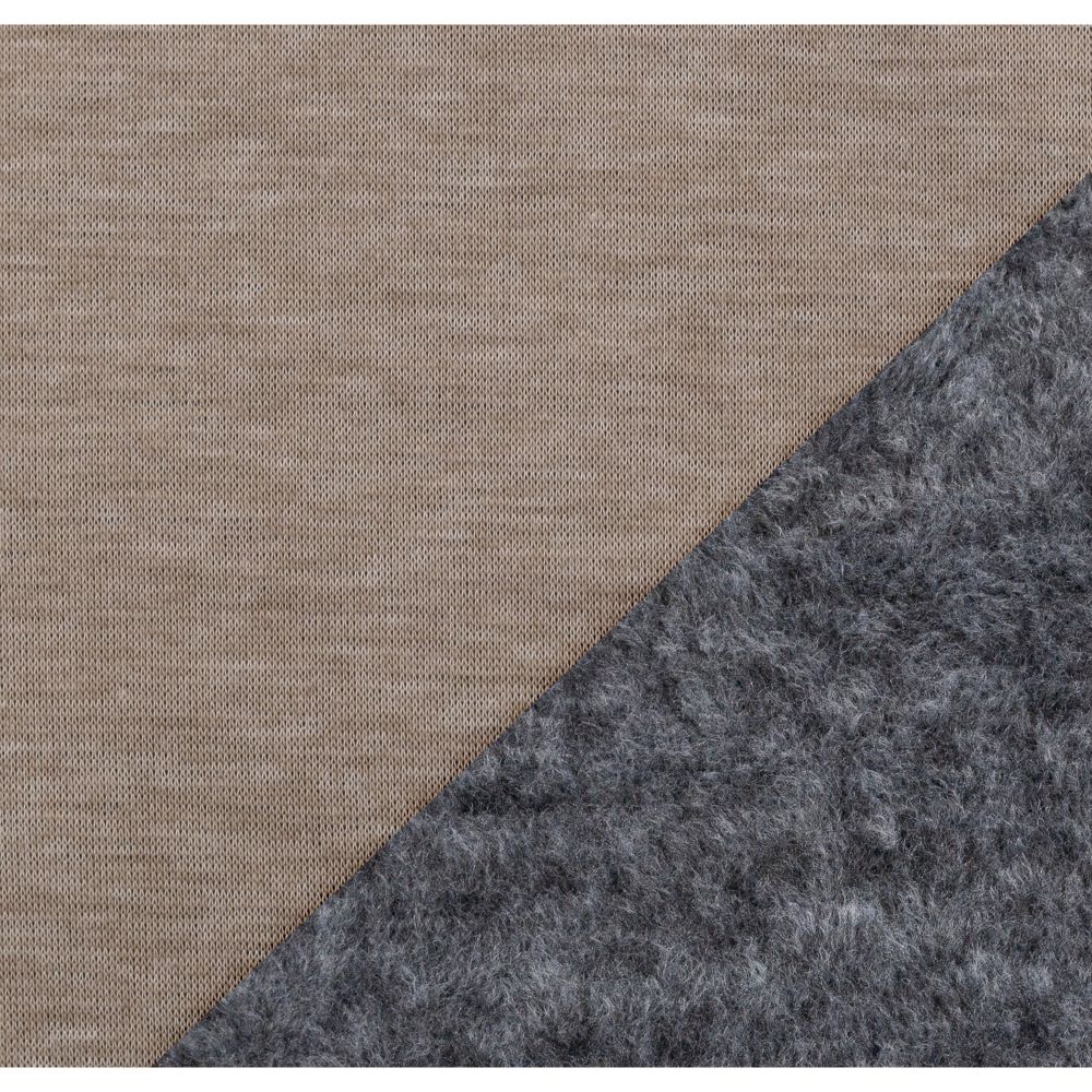 Alpifliisiga dressikangas - meleeritud, tumebeež - Image 2