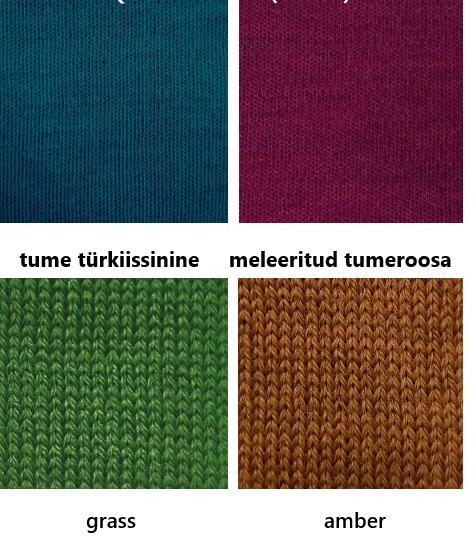 Meriino interlock - 250 g/m², meleeritud tumeroosa/ploomiroosa - Image 2