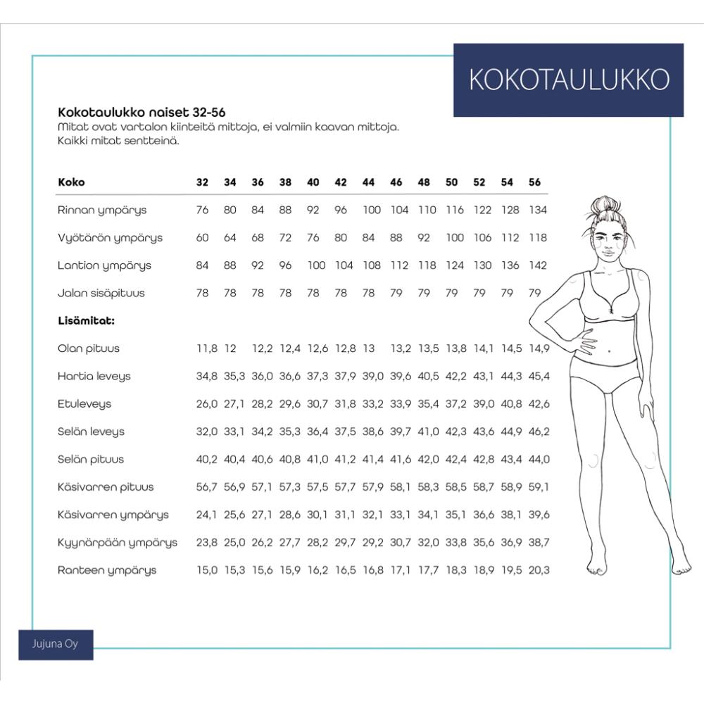 Paberlõige - naiste meriinovillane kleit ja pluus, suurus 32-56 - Image 3