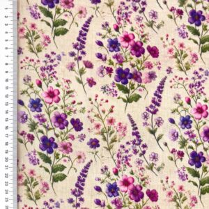 Musliin - lavendlitega põllulilled