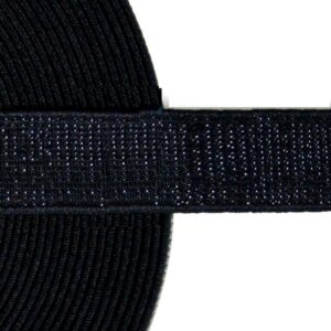 Sädelev kumm, 20 mm, musta metallikniidiga