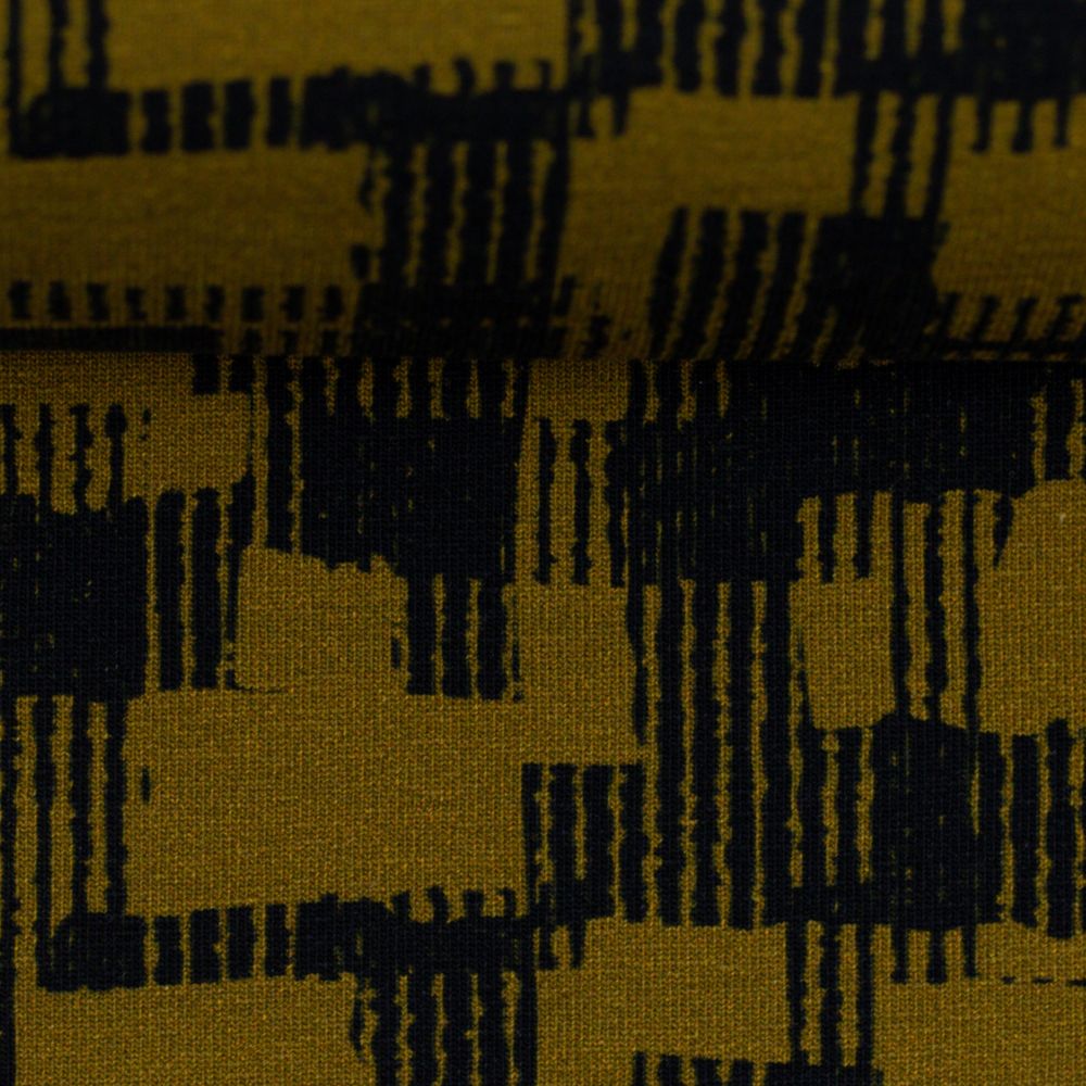 Dressikangas - abstraktsed jooned, oliiviroheline, 1,4 m - Image 3