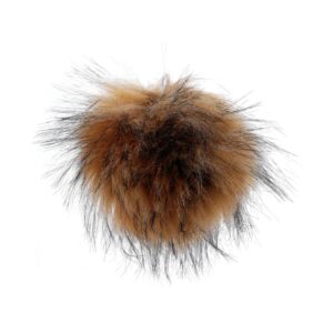 Mütsitutt, 15 cm, pruun mustade otstega