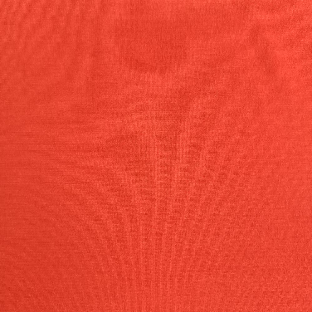 Meriinovillane trikotaaž - 180 gr, oranžikas-punane