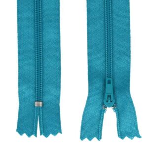 Spiraallukk, alt kinnine, türkiissinine, 18 cm