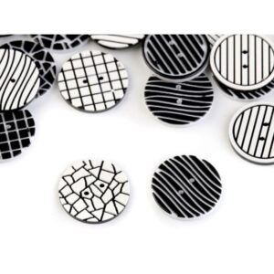 Dekoratiivne plastiknööp, 20 mm