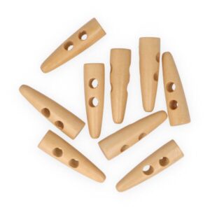 Dekoratiivne puidust kinnitusnööp