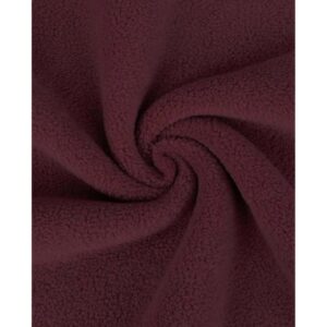 Puuvillafliis Sheepskin, 100% puuvill - bordoopunane