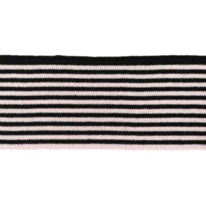 Valmissoonik, hõbeniidiga, roosa-mustatriibuline