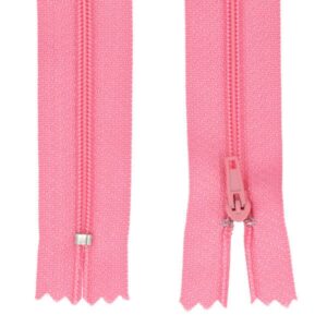 Spiraallukk, alt kinnine, roosa, 20 cm