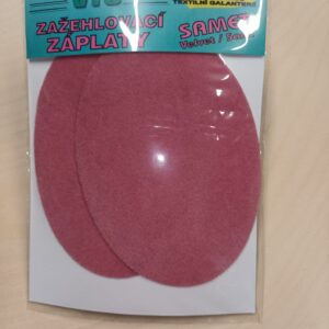 Triigitav paik, sametpinnaga, 8 x 11 cm, 2 tk, roosa