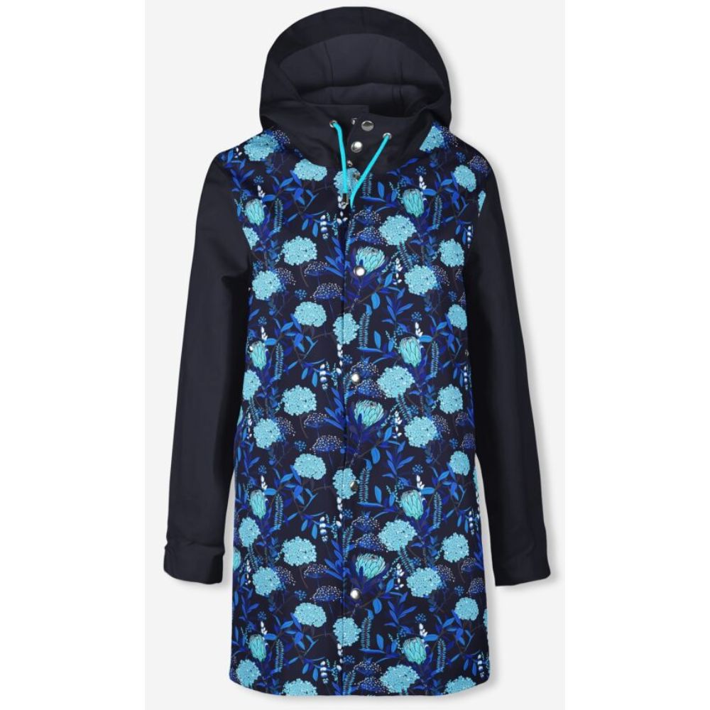 Softshell - hortensiad, tumesinine - Image 2