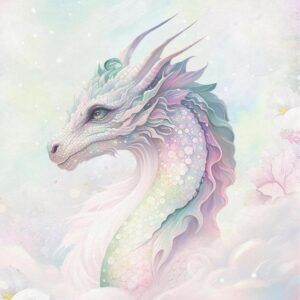 Dressikangast paneel, 55x73 cm, kristalldraakon