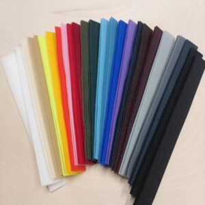 Värviliste takjapaelte komplekt, 25 tk