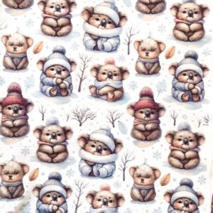 Trikotaaž - koaalad lumes