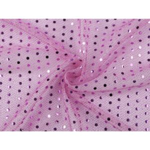Tüll - hõbeniidi ja litritega, roosa