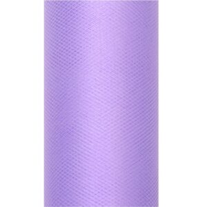 Tüll rullis, 15 cm x 9 m, tumelilla