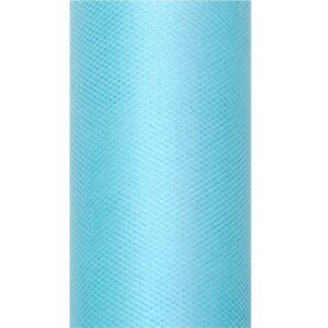 Tüll rullis, 8 cm x 20 m, türkiissinine