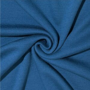 Meriino interlock - 250 g/m², tume türkiissinine