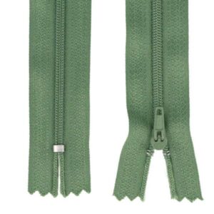 Spiraallukk, alt kinnine, tume vanaroheline, 18 cm