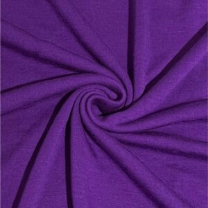 Meriino interlock - 250 g/m², tumelilla