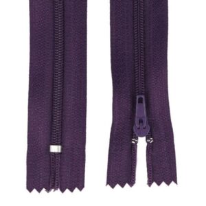 Spiraallukk, alt kinnine, tumelilla, 18 cm