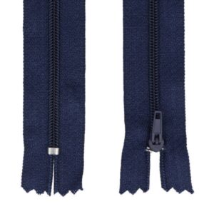 Spiraallukk, alt kinnine, tumesinine, 20 cm