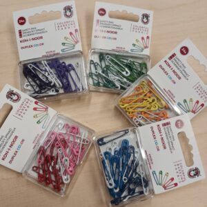 Värvilised haaknõelad, 24 tk