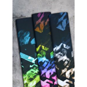 Trikotaaž - Lycklig Design, roosad, sinised ja rohelised triibud - Image 5