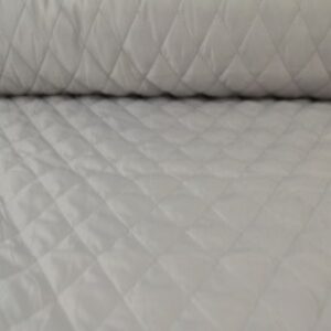 Tepitud vooder vatiiniga, 150 g/m², helehall - Image 2