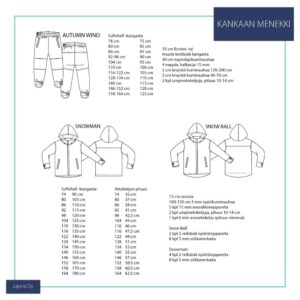 Paberlõige - laste softshell jope, mantel ja püksid, suurus 74-164 - Image 2