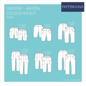 Paberlõige - meeste püksid, suurus 44-66