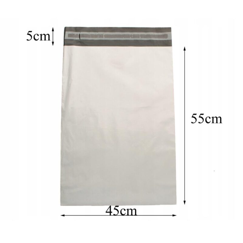 Kilest turvaümbrik, valge, 50 mikronit, 450x550 mm, 100 tk - Image 2