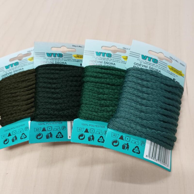 Ümarpael, ø 4 mm, pakis 5 m, tumeroheline - Image 2