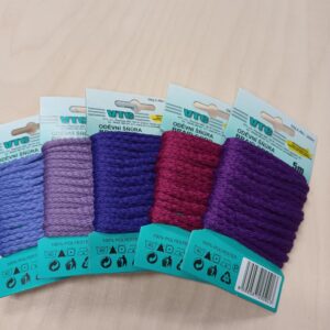 Ümarpael, ø 4 mm, pakis 5 m, roosakas-lilla - Image 2