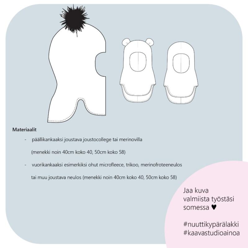 Paberlõige - tuukrimüts NUUTTI, suurus 40-58 - Image 4