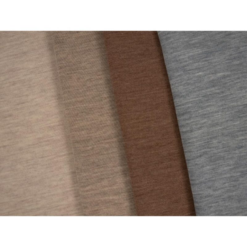 Meriino strick - 250 g/m², meleeritud tumebeež/pruunikas - Image 2