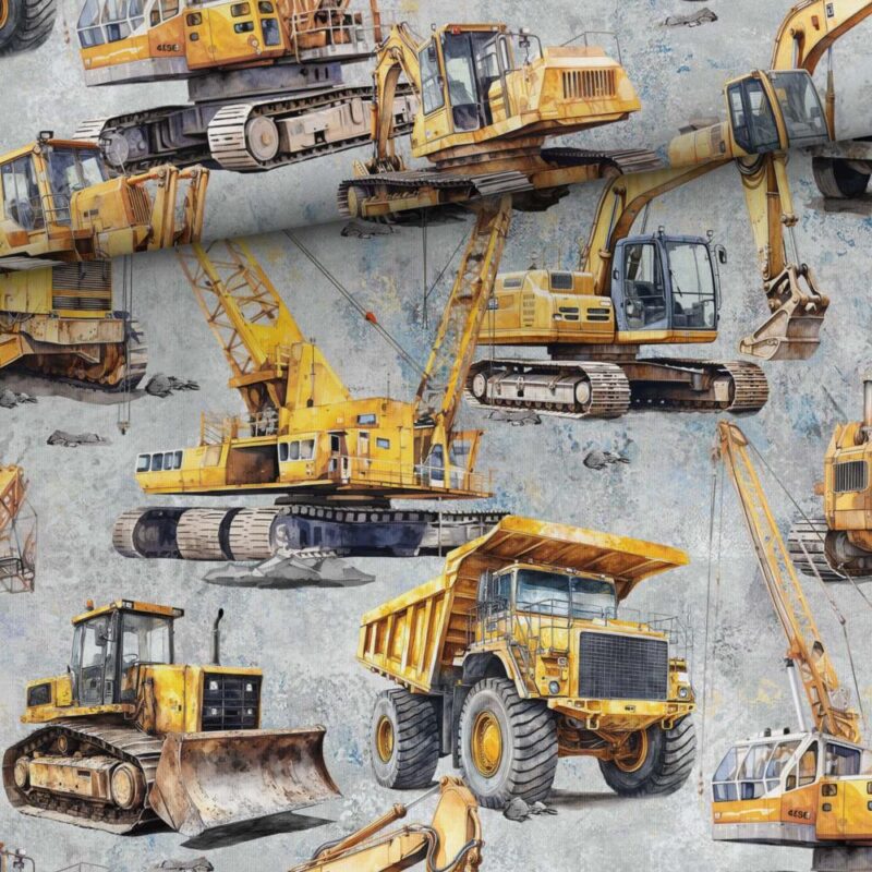 Dressikangas - kopad ja veokid hallil