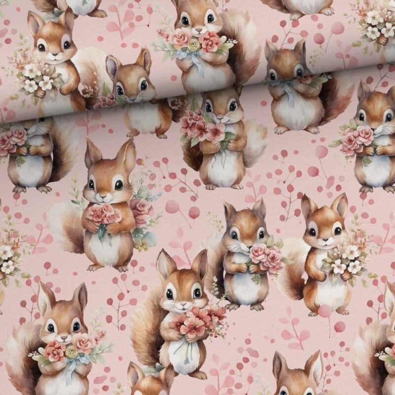 Dressikangas - oravad lilledega