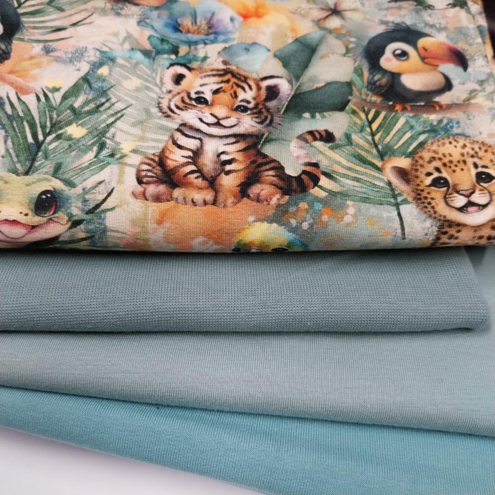 Münditooni komplekt troopikaloomadega - soonik, dress, trikotaaž 1,94 m - Image 2