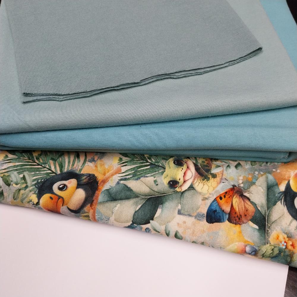 Münditooni komplekt troopikaloomadega - soonik, dress, trikotaaž 1,94 m - Image 3