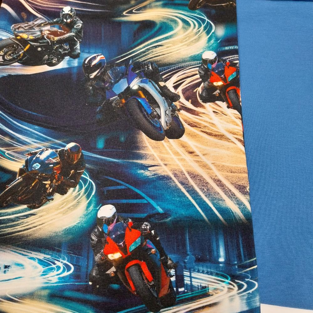 Sinine komplekt mootorratastega, (trikotaaž, soonik), 1,3 m - Image 4