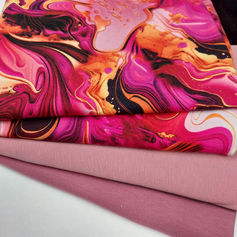 Vanaroosa komplekt marmormustriga, 1,95 m