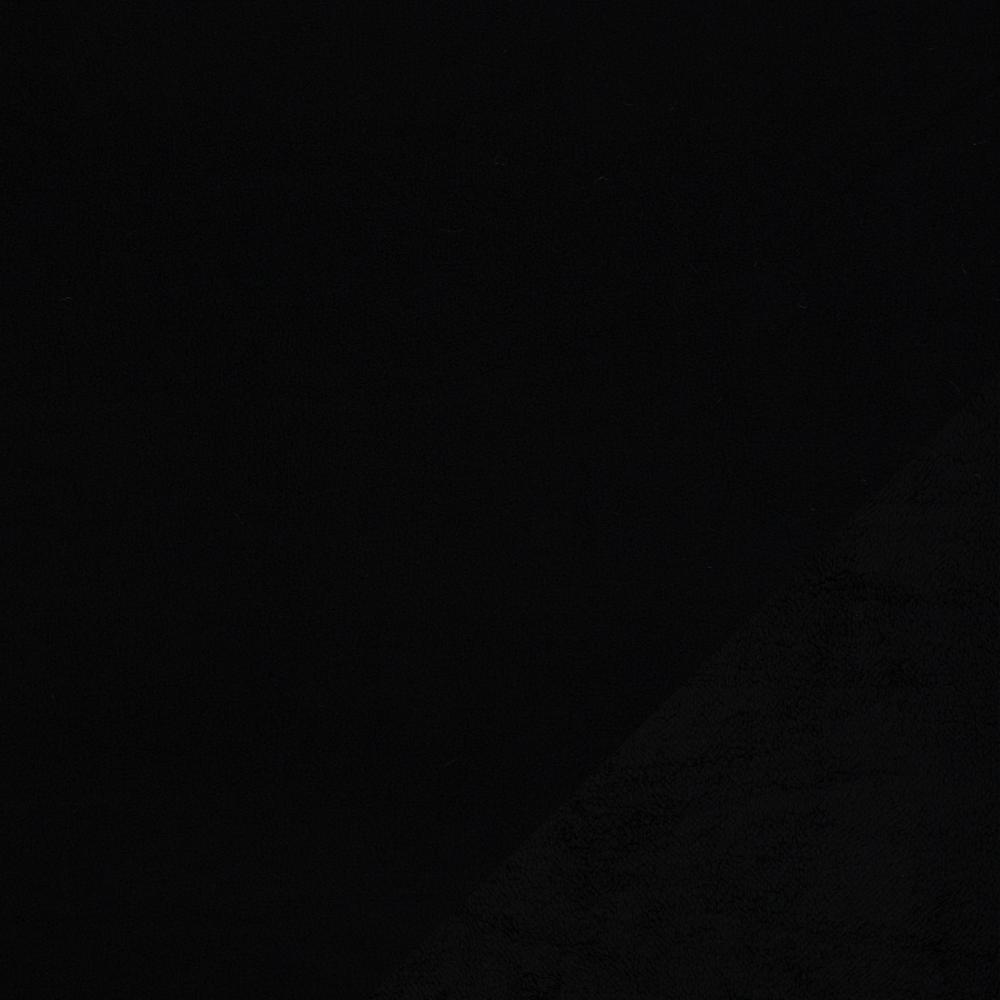 Kahepoolne paks fliiskangas, must - Image 2