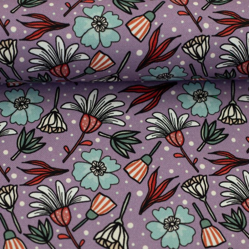 Kanvas - lilled lillal, Garden Stories