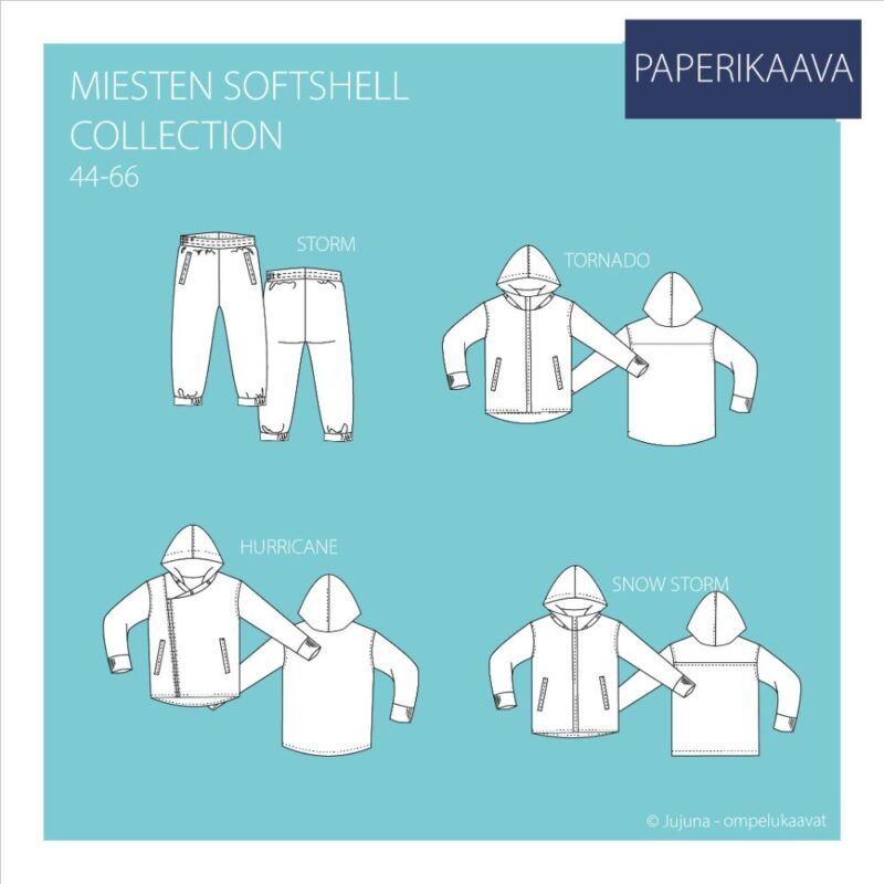 Paberlõige - meeste softshell jope ja püksid, suurus 44-66